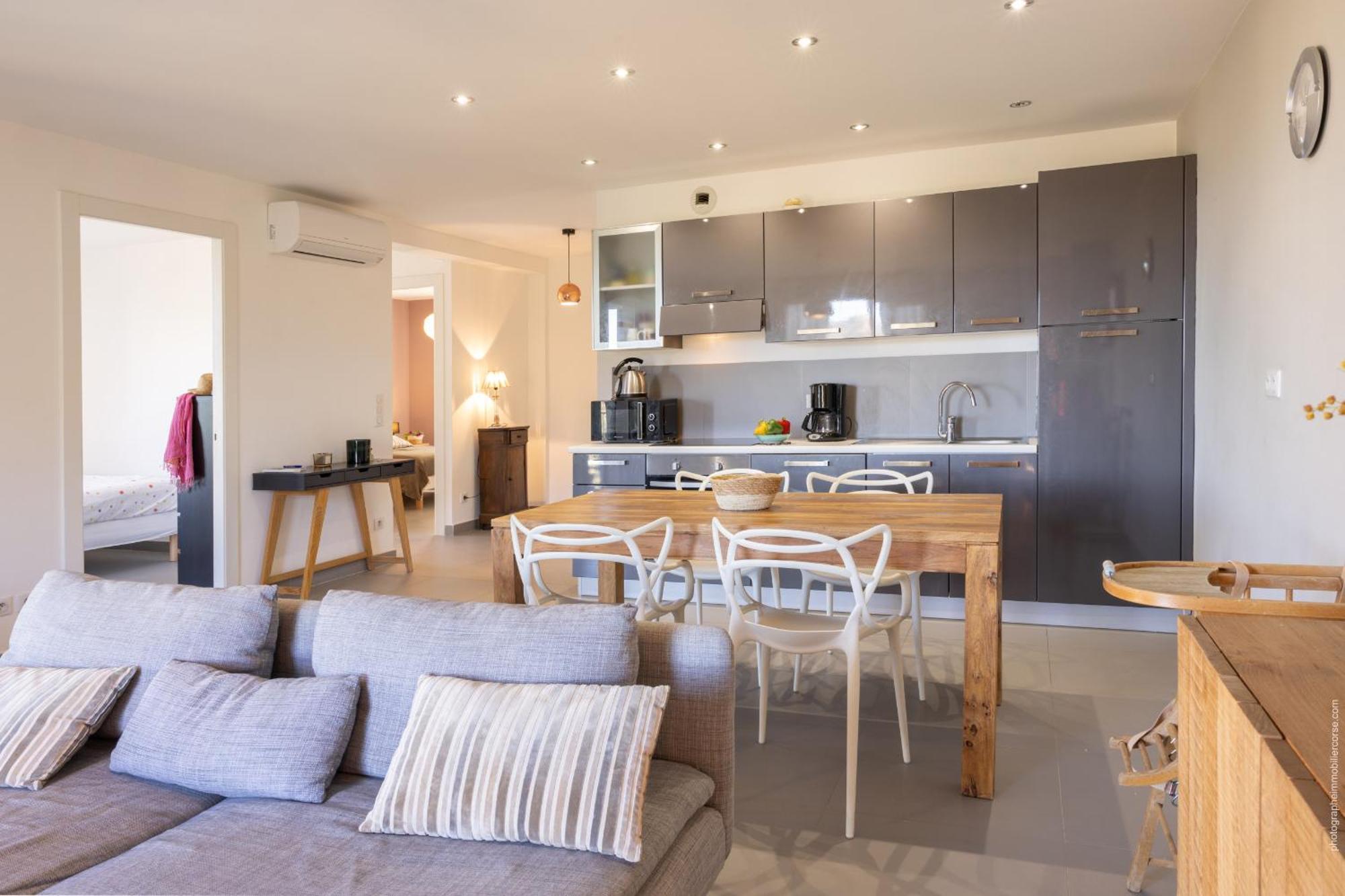 Appartement Vue Mer Fromontica Saint-Florent  Esterno foto