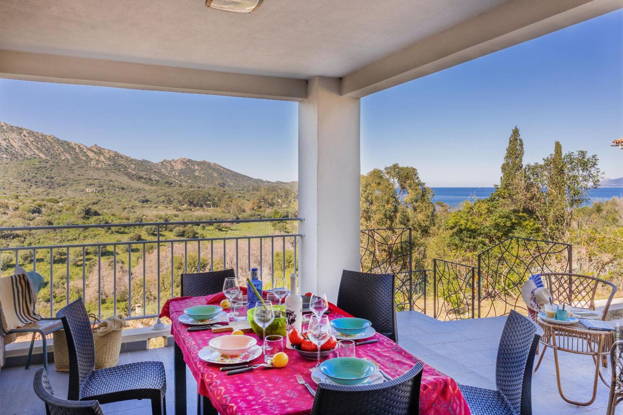 Appartement Vue Mer Fromontica Saint-Florent  Esterno foto