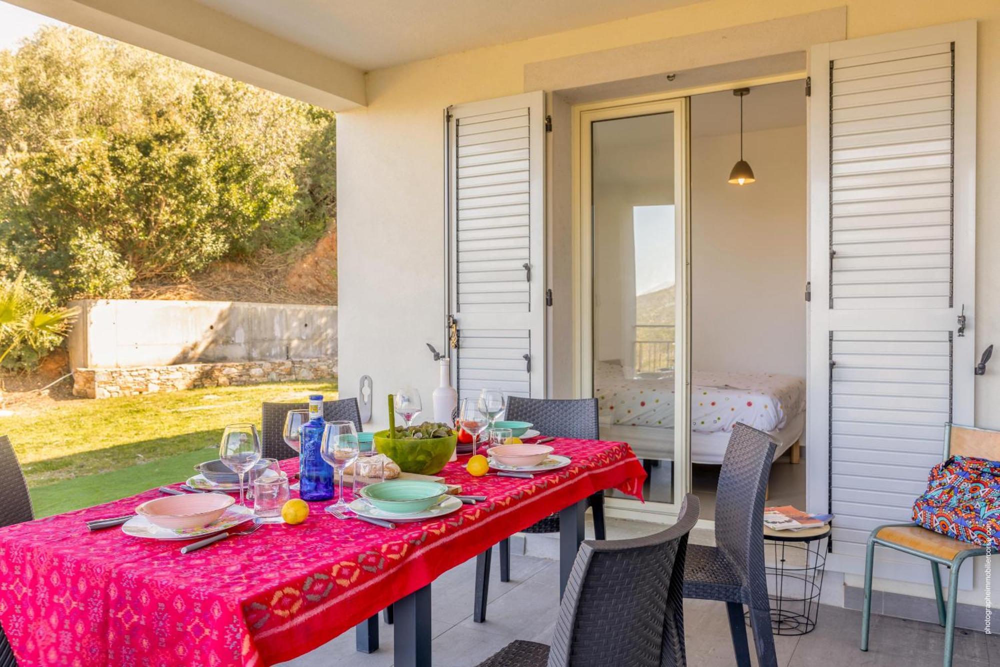 Appartement Vue Mer Fromontica Saint-Florent  Esterno foto
